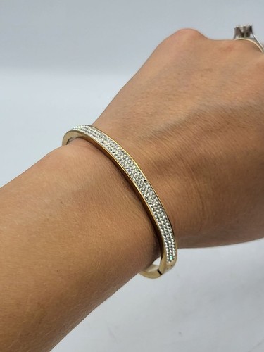 Bracelet jonc lotus doré - jonc,