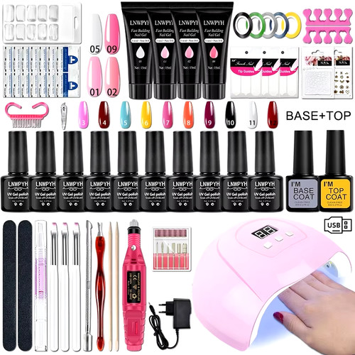 Kit vernis ongles - vernis, gel