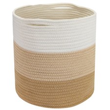 Panier de rangement avec poignées dissimulées, panier rond adapté à Kallax | ...