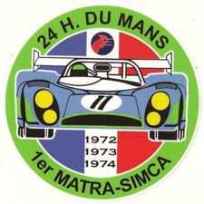  MATRA-SIMCA Circuit sticker