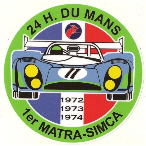 Matra simca circuit sticker - ,