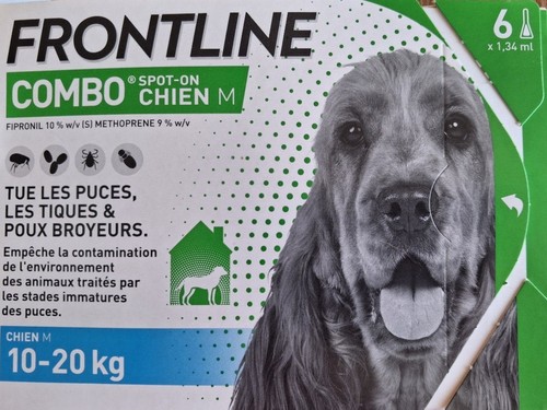Frontline combo spot chien - frontline, on