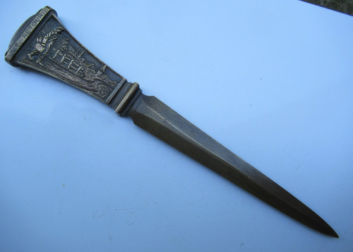 Ancien imposant coupe papier - ancien,