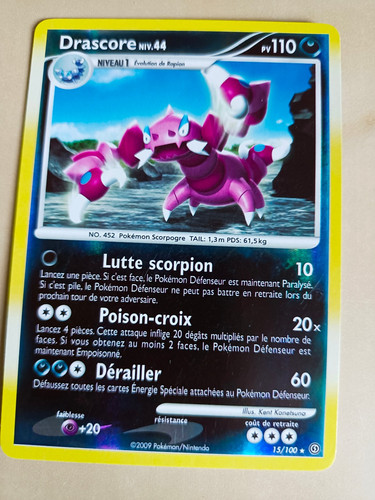 Carte pokémon drascore - pokémon,