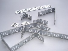 Equerre fixation acier pliable ajustable angle variable pour charpente lot de100