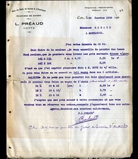 CEE (34) SAWMILL / WOOD & BOARDS ""L. PREAUD"" in 1909