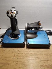 Used SAITEK Digital X45 Joystick & Throttle Flight Controller Untested