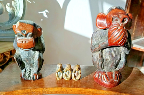 Ensemble ancien sculptures - de,