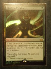mtg magic Hardened Scales FOIL
