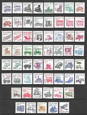 US Transportation Coils Complete MNH Set of 59 Stamps by Scott Catalogue!