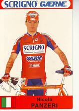CYCLISME carte cycliste NICOLA PANZERI équipe SCRIGNO GAERNE 1997