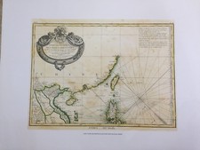 Carte Hydro-Geo Graphique Des Indes Orientales by M. Bonne Lithograph Print