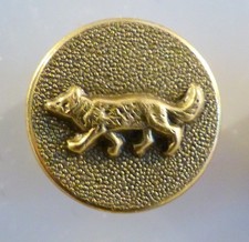 BOUTON 18 mm : Doré 