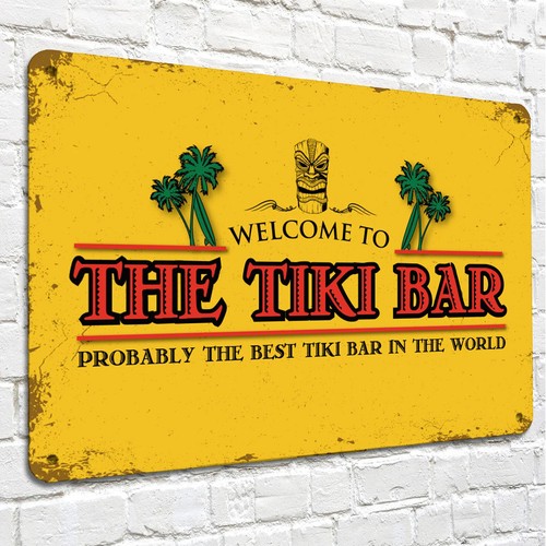 The tiki barre signe tropical - signe,