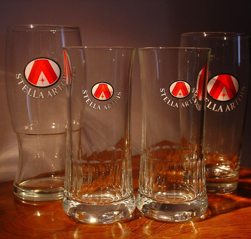 Verres bière stella - à,