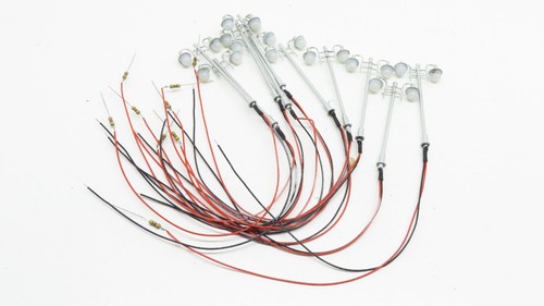 Lot lampadaires double pour - lampadaires,