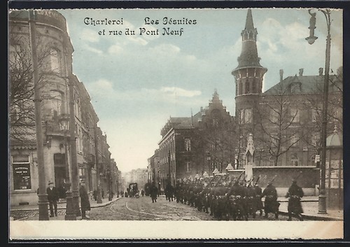 Cpa charleroi les jésuites - cpa,