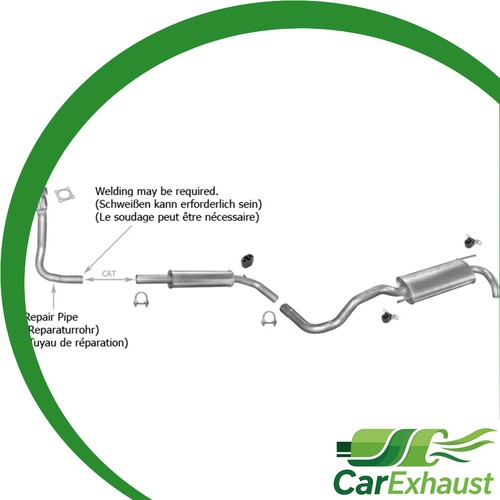 Ligne pot échappement pour - d'échappement,