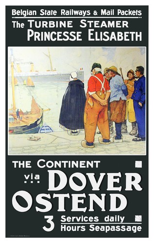 Affiche chemin fer - affiche, belges