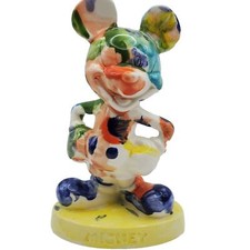 Mickey Mouse Walt Disney Ceramic 6" Figurine Pop Art Sculpture Disneyana 1990s