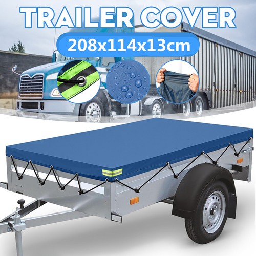 208x114x13cm bleu sangle - 208x114x13cm,