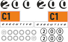 Autocollants compatibles BMW C1 125/200 Executive, autocollants c1