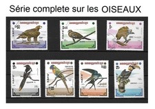 Série complète de timbres