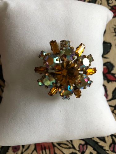 Broche vintage ornée - broche,