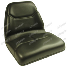 SIEGE NOIR - SELLERIE SYNTHETIQUE - BASE PLANE - ADAPATABLE SUR TRACTEUR CASE IH