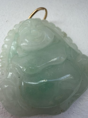 Pendentif bouddha jade vert - pendentif,