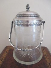 seau à biscuits en cristal