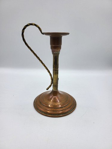 Ancien bougeoir en cuivre - -,