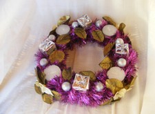 COURONNE DE TABLE pour NOEL