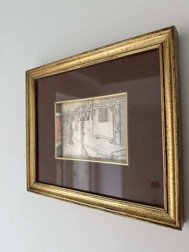 Tableau bas relief italien - bas-relief, en