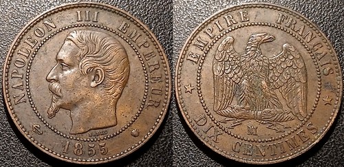 Napoléon iii 10 centimes - napoléon,