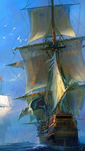 Toile tableau bateau - toile,
