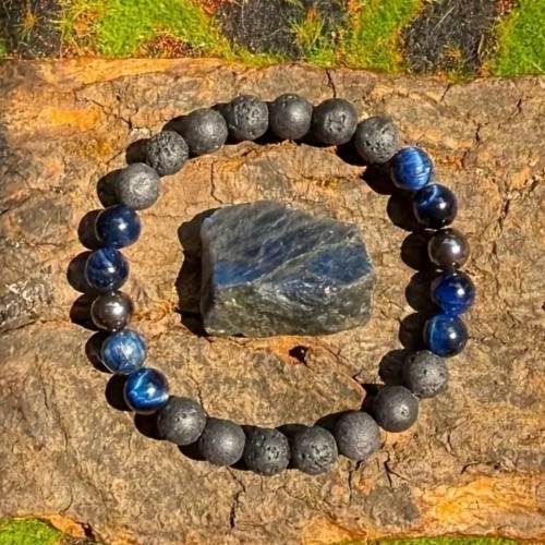 Bracelet perles pierre de - de,