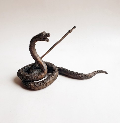 Sculpture animalière serpent - sculpture,
