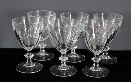 Verres eau cristal - verres,