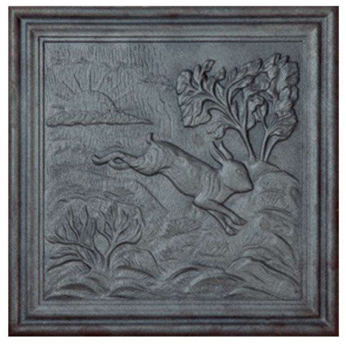 Plaque cheminée fonte - cheminée,