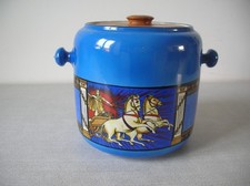 Ancien pot à thé boîte à