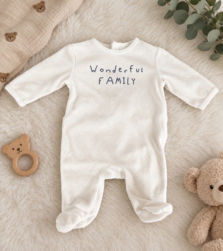 Pyjama velour bébé mois - pyjama,