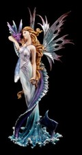 Figurine D'Elfe Avec Dragon