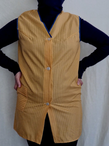 Nylon dederon smock apron - nylon,