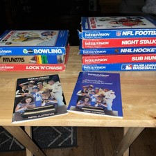 Lot Of 8 Intellivision Games In Original Boxes Tested Working See Description