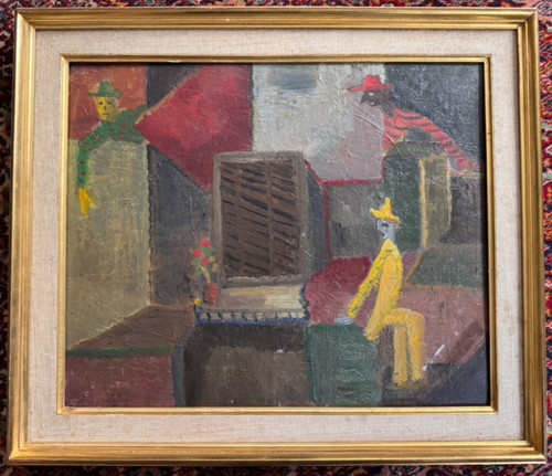 Tableau peinture huile - peinture, l'huile