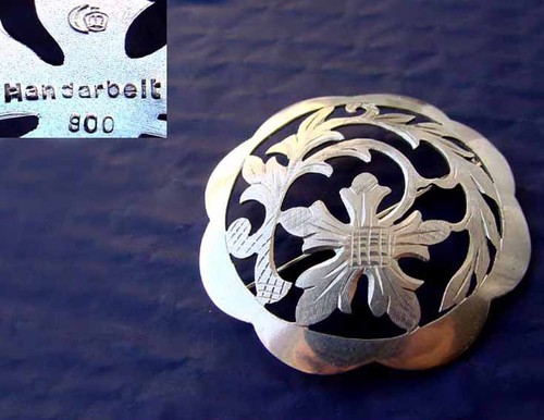 Broche art nouveau fait - broche, nouveau,