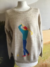 Pull tricoté main laine