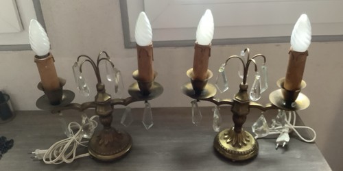 Paire candelabres - paire, de