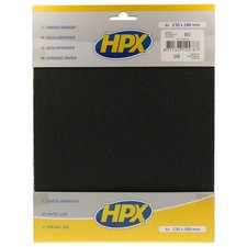 PAPIER ABRASIF P80 X 4 HPX